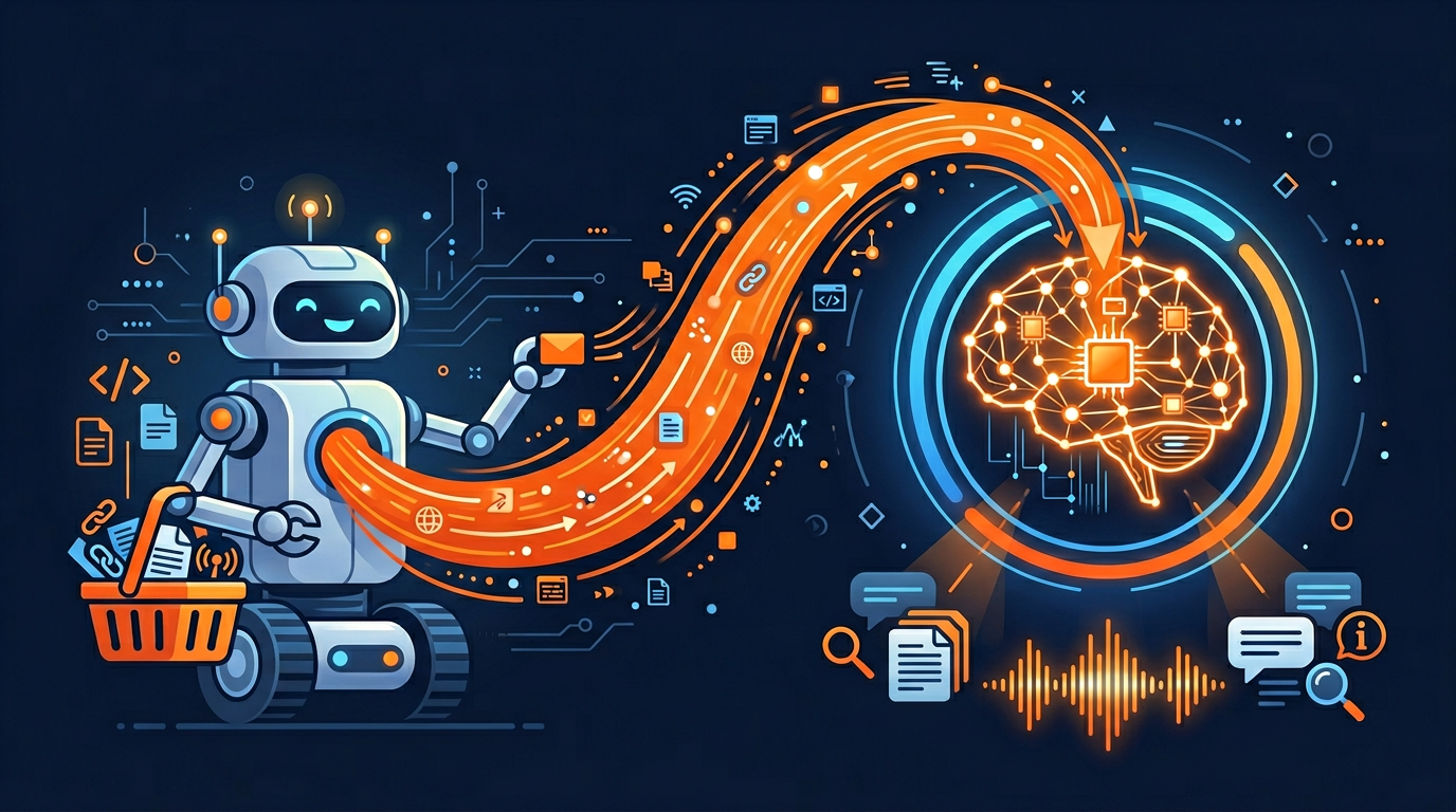 Amazonbot feeding crawled web data to Alexa AI and Rufus shopping assistant
